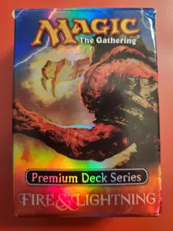 MTG Premium Deck Series Fire And Lightning 60 Card Foil Trading Cards VF/NM - Image 1