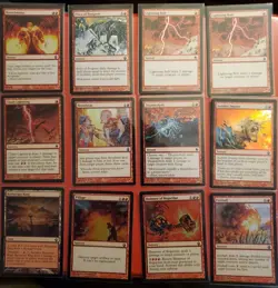 MTG Premium Deck Series Fire And Lightning 60 Card Foil Trading Cards VF/NM - Image 5
