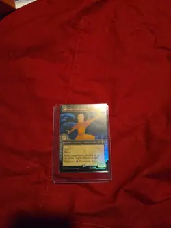 MTG Aang, Swift Savior TLA 0347 R NM Showcase FOIL - Image 1