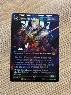 Zenos yae Galvus (Borderless) (Surge Foil) MTG FF NM Final Fantasy Magic - Image 1