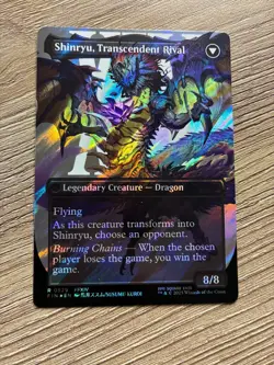 Zenos yae Galvus (Borderless) (Surge Foil) MTG FF NM Final Fantasy Magic - Image 2