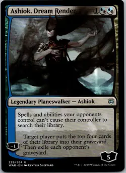 Ashiok, Dream Render U War of the Spark 228 NM Normal - Image 1