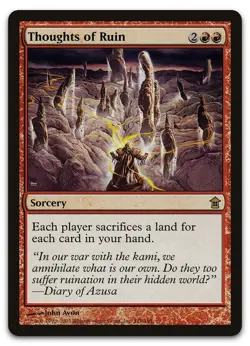 Thoughts of Ruin #118 (NM) Saviors of Kamigawa SOK Magic MTG - Image 1