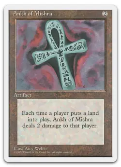 Ankh of Mishra (NM) Fourth Edition 4ED Magic MTG - Image 1