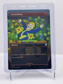 Vandalblast (Borderless) #355 (Foil) (NM) Fallout PIP Magic MTG - Image 1