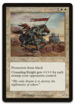 Crusading Knight #12 (NM) Invasion INV Magic MTG - Image 1
