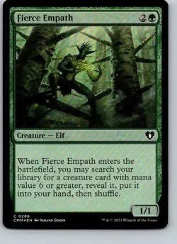 Fierce Empath - CMM - FOIL - 288 - MTG - Image 1