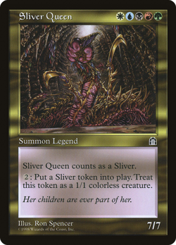 Sliver Queen (MP) Stronghold STH Magic MTG - Image 1