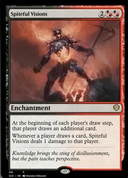 Spiteful Visions, Starter Commander Decks, Near Mint x 1 MTG - Image 1