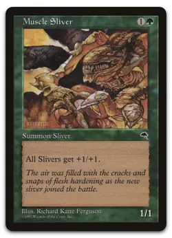 Muscle Sliver #238 (NM) Tempest TMP Magic MTG - Image 1