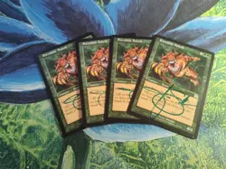 4x Ravenous Baloth - Onslaught (ONS) Signed MP-HP - Image 1