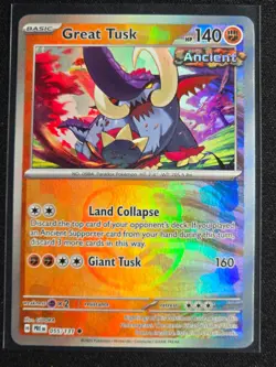 Great Tusk 055/131 (Master Ball) Prismatic Evolutions Near Mint - Image 1