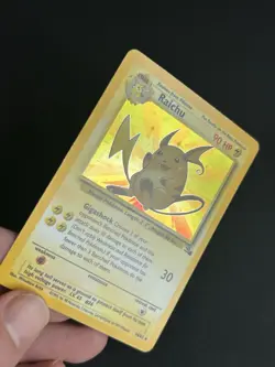 Pokemon TCG Raichu 14/62 Fossil Holo Rare NM - Image 3