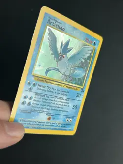 Pokemon TCG Articuno 2/62 Fossil Holo Rare Unlimited 1999 LP/NM - Image 3