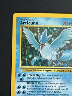 Pokemon TCG Articuno 2/62 Fossil Holo Rare Unlimited 1999 LP/NM - Image 4