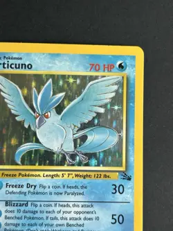 Pokemon TCG Articuno 2/62 Fossil Holo Rare Unlimited 1999 LP/NM - Image 5