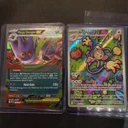 Pokemon Phantasmal Flames, Mega Gengar EX & Ambipom, Holo Rare, NM/M - Image 1
