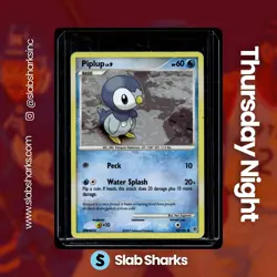 2007 POKEMON DIAMOND & PEARL #93/130 PIPLUP PROMOS HOLO - Image 1