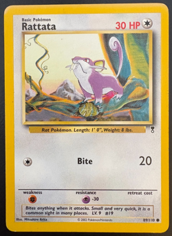 Pokemon TCG Rattata Legendary Collection 89/110 Regular MP - Image 1