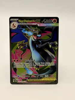 Pokemon TCG Holo Ultra Rare Full Art Mega Charizard x EX Phantasmal Flames NM - Image 1