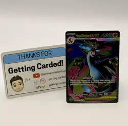 Pokemon TCG Holo Ultra Rare Full Art Mega Charizard x EX Phantasmal Flames NM - Image 3