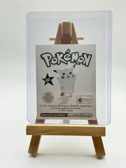 1999 Merlin Nintendo Pokemon Stickers Mew S23 Special Glitter Holo - Image 2