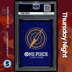 2022 ONE PIECE PROMO #P-001 MONKEY D. LUFFY SUPER PRE-RELEASE WINNER PSA 10 - Image 2