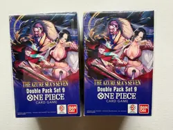 ONE PIECE Card Game - Double Pack Set 9 Azure Sea’s Seven - (2)FACTORY SEALED - Image 1
