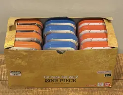 One Piece - TCG - Tin Pack Set Vol.2 TS-02 - Set of 12 tins ✅In Hand ✅Brand New - Image 1