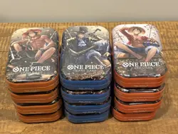 One Piece - TCG - Tin Pack Set Vol.2 TS-02 - Set of 12 tins ✅In Hand ✅Brand New - Image 3