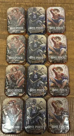 One Piece - TCG - Tin Pack Set Vol.2 TS-02 - Set of 12 tins ✅In Hand ✅Brand New - Image 5