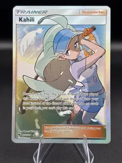Pokemon Kahili Full Art Lost Thunder Sun & Moon 210/214 NM - Image 1
