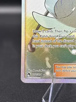 Pokemon Kahili Full Art Lost Thunder Sun & Moon 210/214 NM - Image 5