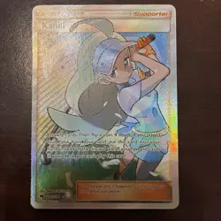 Pokemon TCG Kahili Full Art Ultra Rare 210/214 S&M Lost Thunder NM - Image 1