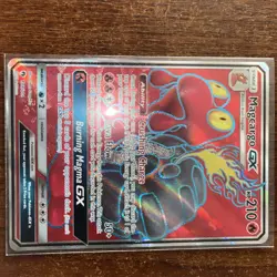 Pokemon Sun & Moon Lost Thunder Full Art Magcargo GX 198/214 NM - Image 2