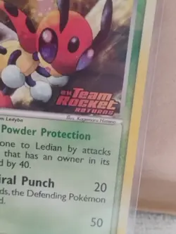 2004 Pokemon EX Team Rocket Returns Ledian Holo Rare #23/109 - Image 3