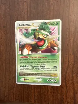 Pokemon TCG Torterra LV.X DP Black Star Promotional DP09 Holo Promo LP -NM - Image 1