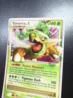 Pokemon TCG Torterra LV.X DP09 Black Star Promo - HP - Image 4