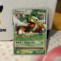 Pokemon TCG Torterra LV.X DP09 Ultra Rare Black Star Promos - Image 3