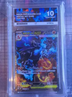 Mega Charizard EX Inferno X M2 110/080 SIR ACE 10 GEM MINT JAPANESE POKEMON - Image 1