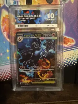 Mega Charizard EX Inferno X M2 110/080 SIR ACE 10 GEM MINT JAPANESE POKEMON - Image 1