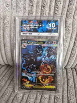 Mega Charizard EX Inferno X M2 110/080 SIR ACE 10 GEM MINT JAPANESE POKEMON - Image 1