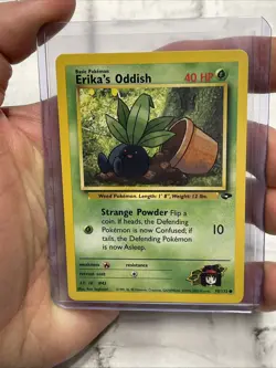 Erika's Oddish 70/132 - NM/MT - Gym Challenge Pokemon Card Nintendo Common WOTC - Image 1