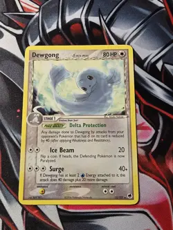 Dewgong (Delta Species) 15/101 Rare Dragon Frontiers LP Pokemon Card - Image 1