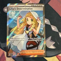 Lillie's Determination 169/132 Mega Evolutions Near Mint Pokemon Card - Image 1