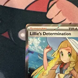 Lillie's Determination 169/132 Mega Evolutions Near Mint Pokemon Card - Image 2