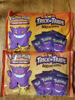 2022 Pokemon TCG BOOster Trick Or Trade Bundle - 240 Cards 80 Packs 820650850783 - Image 1