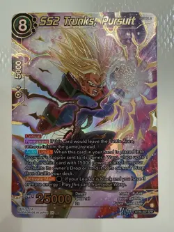 SS2 Trunks Pursuit BT29-097 SPR Dragonball Card Game Masters TCG - Image 1