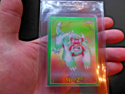 99/99 MetaZoo Topps Chrome Hodag Green Refractor Card Bookend - Image 1