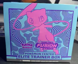 Fusion Strike Pokemon Center Sword and Shield Elite Trainer Box ETB With Case - Image 1